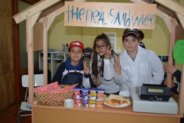 Actividad Inglés: "Compra y venta de alimentos saludables"